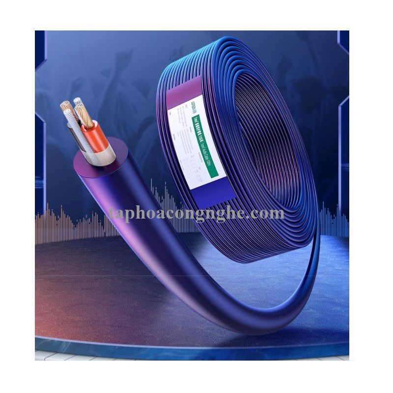 Ugreen 80164 100m 2c x 1.5mm² Cuộn cáp âm thanh HiFi ngoài trời dùng cho sân khấu av159 30080164